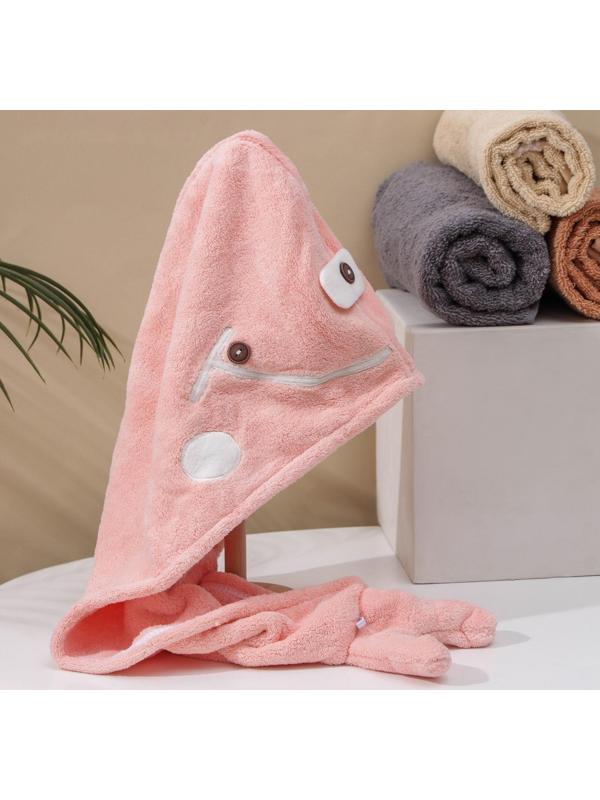 Чалма для сушки волос Доляна «Кит», микрофибра, цвет МИКС