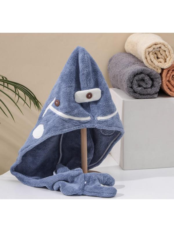 Чалма для сушки волос Доляна «Кит», микрофибра, цвет МИКС