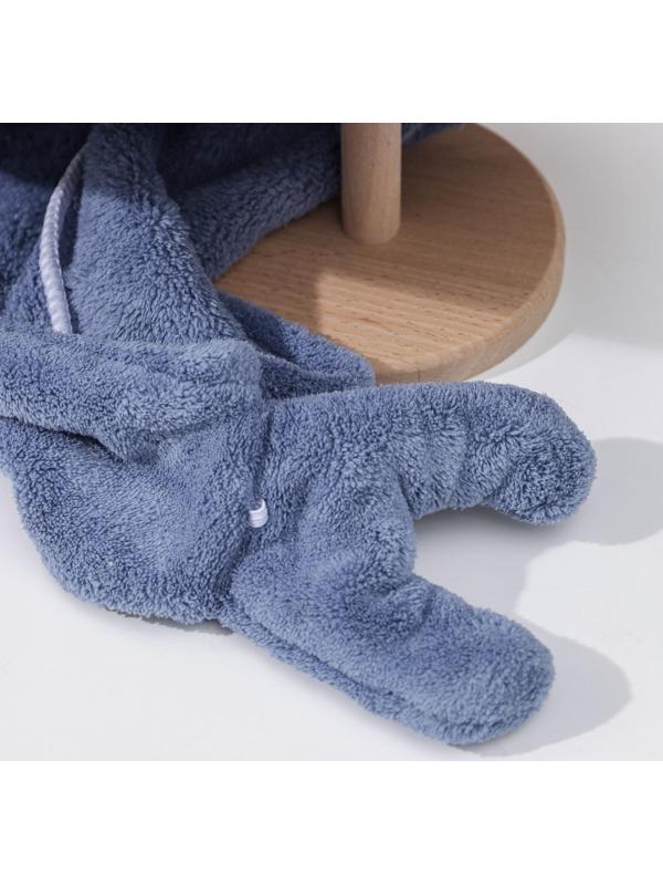 Чалма для сушки волос Доляна «Кит», микрофибра, цвет МИКС