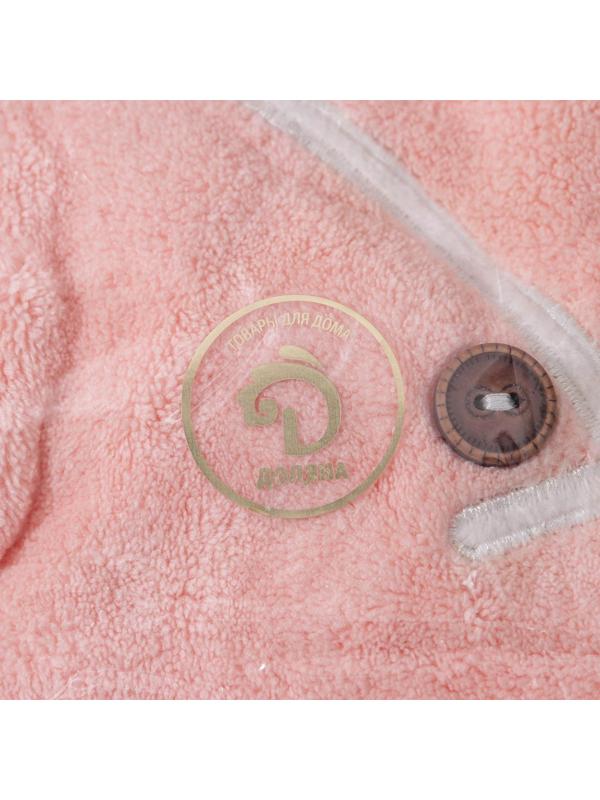 Чалма для сушки волос Доляна «Кит», микрофибра, цвет МИКС