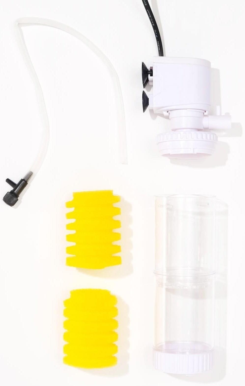 Фильтр внутренний JINGYE Bio, двухсекционный, 600 л/ч, 10 Вт