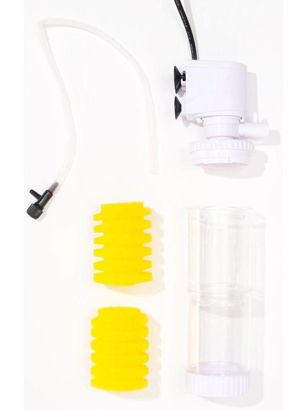 Фильтр внутренний JINGYE Bio, двухсекционный, 600 л/ч, 10 Вт