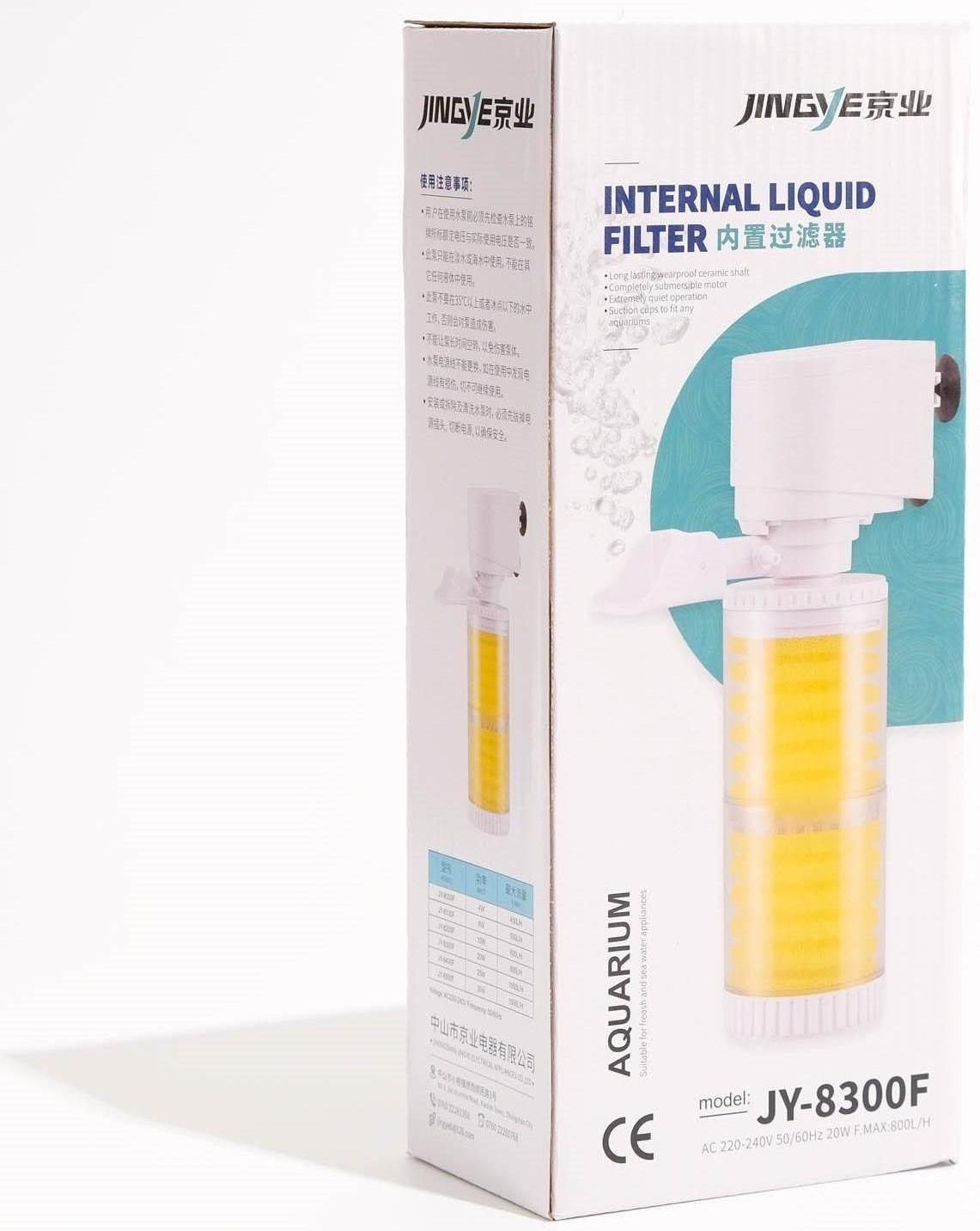 Фильтр внутренний JINGYE Bio, двухсекционный, 800 л/ч, 20 Вт