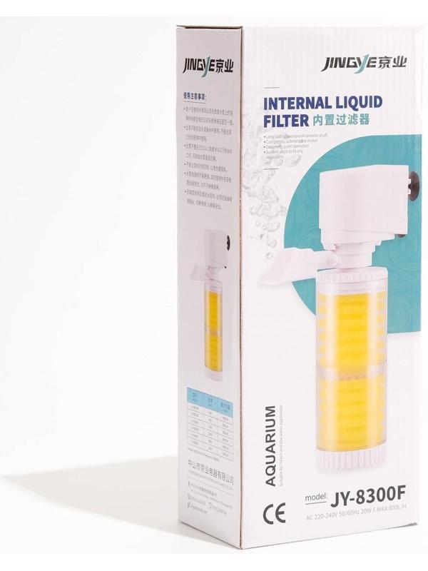 Фильтр внутренний JINGYE Bio, двухсекционный, 800 л/ч, 20 Вт