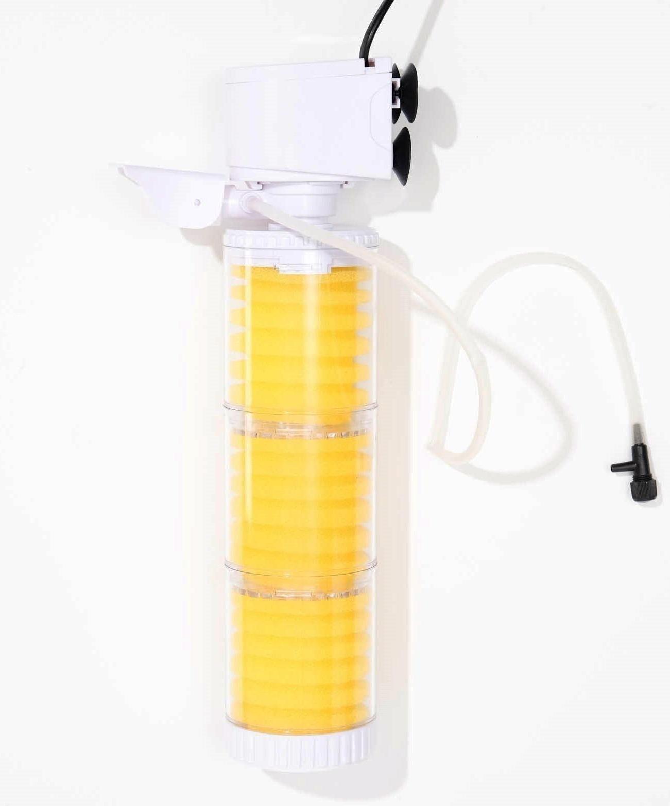 Фильтр внутренний JINGYE Bio, трехсекционный, 1000 л/ч, 25 Вт