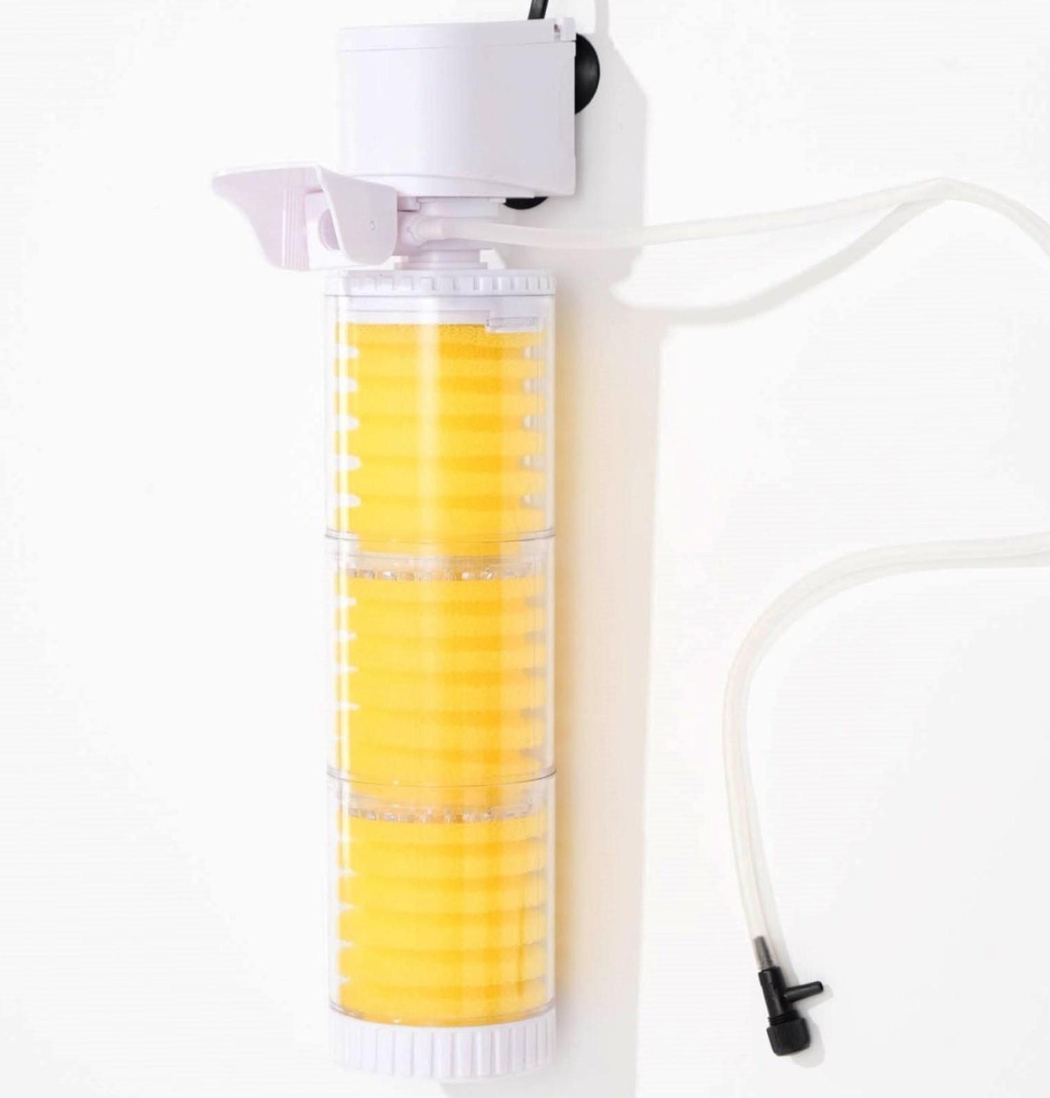 Фильтр внутренний JINGYE Bio, трехсекционный, 1000 л/ч, 25 Вт