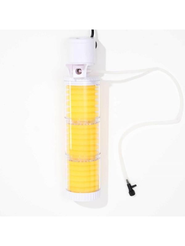 Фильтр внутренний JINGYE Bio, трехсекционный, 1000 л/ч, 25 Вт