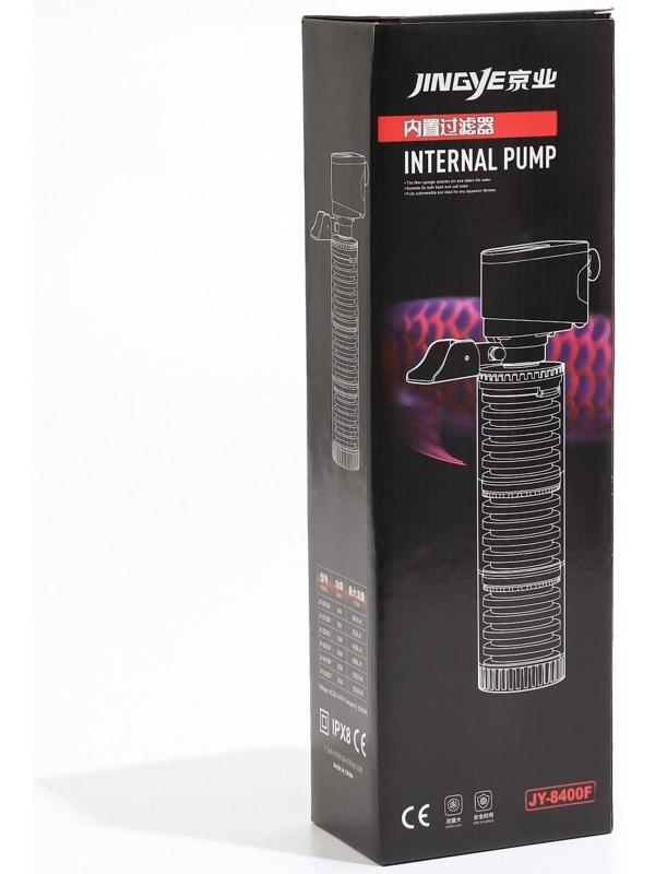 Фильтр внутренний JINGYE Bio, трехсекционный, 1000 л/ч, 25 Вт