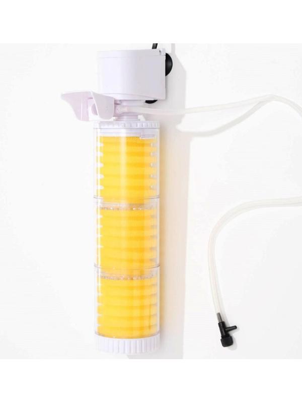 Фильтр внутренний JINGYE Bio, трехсекционный, 1000 л/ч, 25 Вт