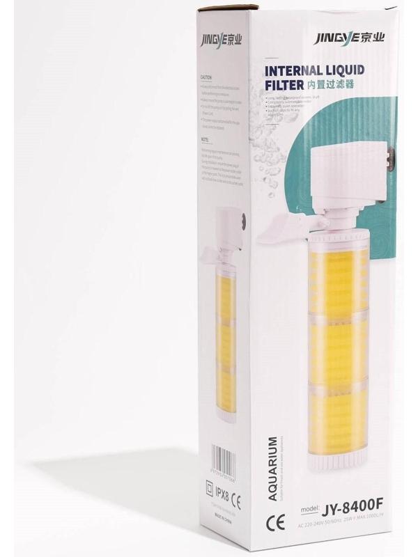 Фильтр внутренний JINGYE Bio, трехсекционный, 1000 л/ч, 25 Вт