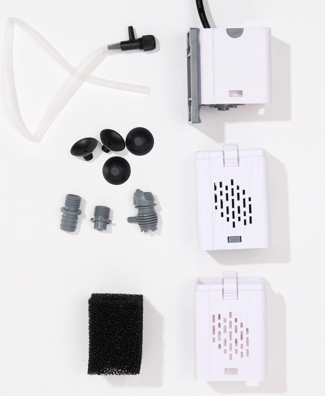 Фильтр внутренний JINGYE High-end, бесшумный, двухсекционный, 700 л/ч, 10 Вт