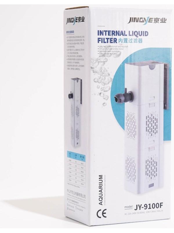 Фильтр внутренний JINGYE High-end, бесшумный, двухсекционный, 700 л/ч, 10 Вт