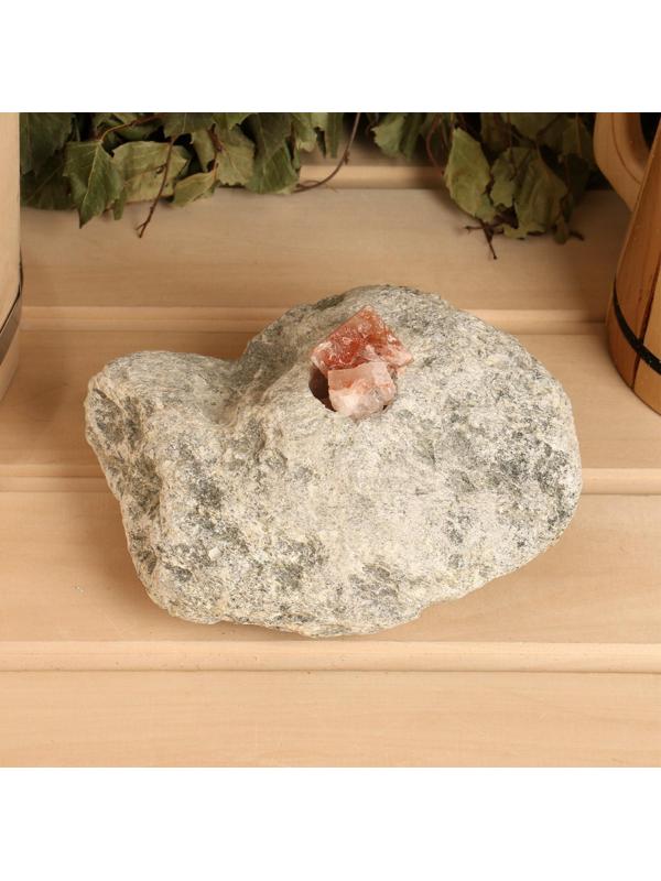 Испаритель натуральный с гималайской солью из талькохлорита (с одним отверстием)