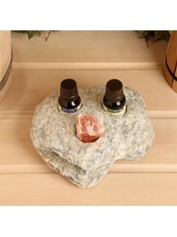 Ароманабор (испаритель, масло эфирное 2*15мл, гималайская соль) (Лаванда и эвкалипт)