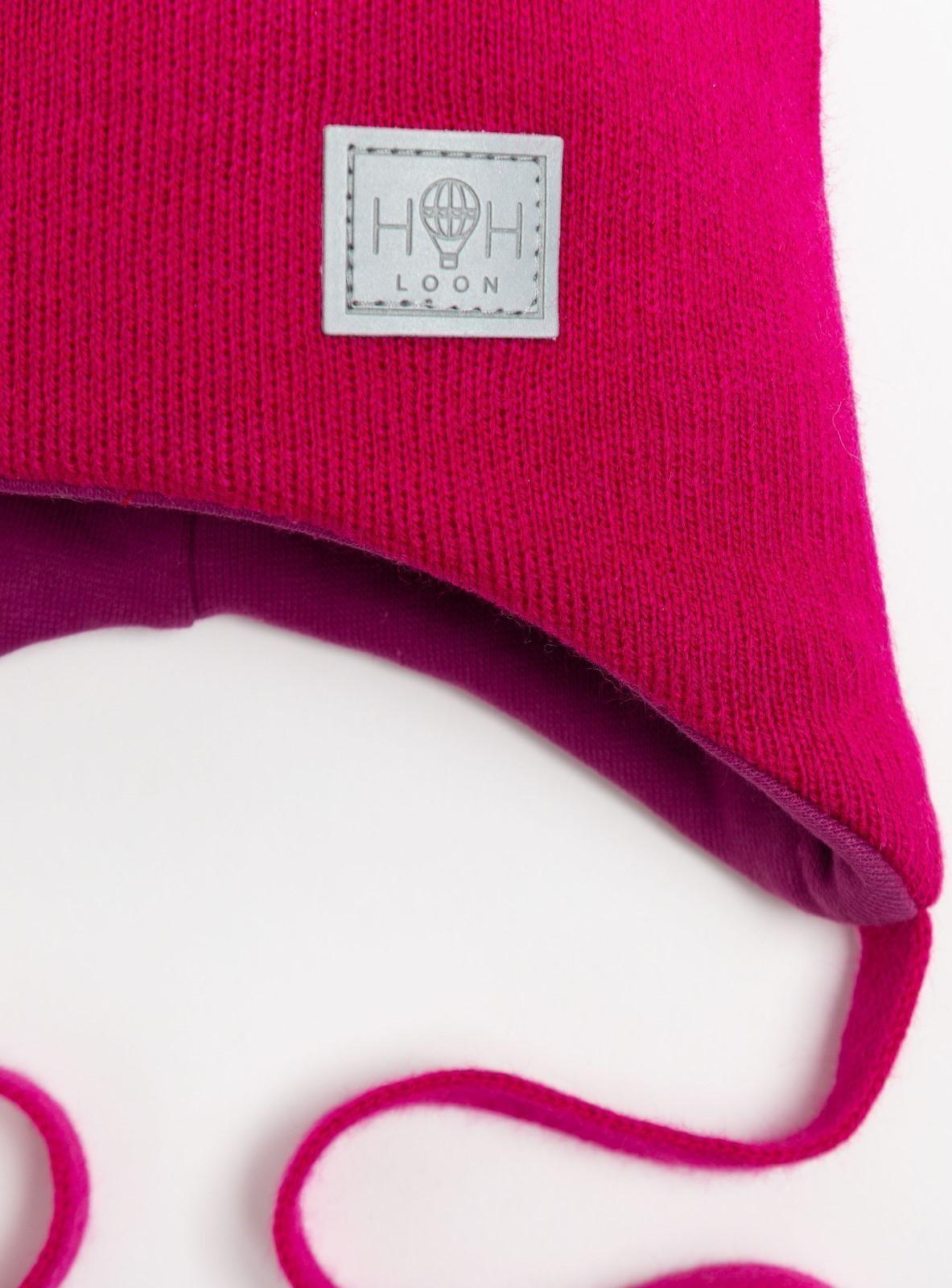 Шапка детская, цвет малиновый, размер 42-46