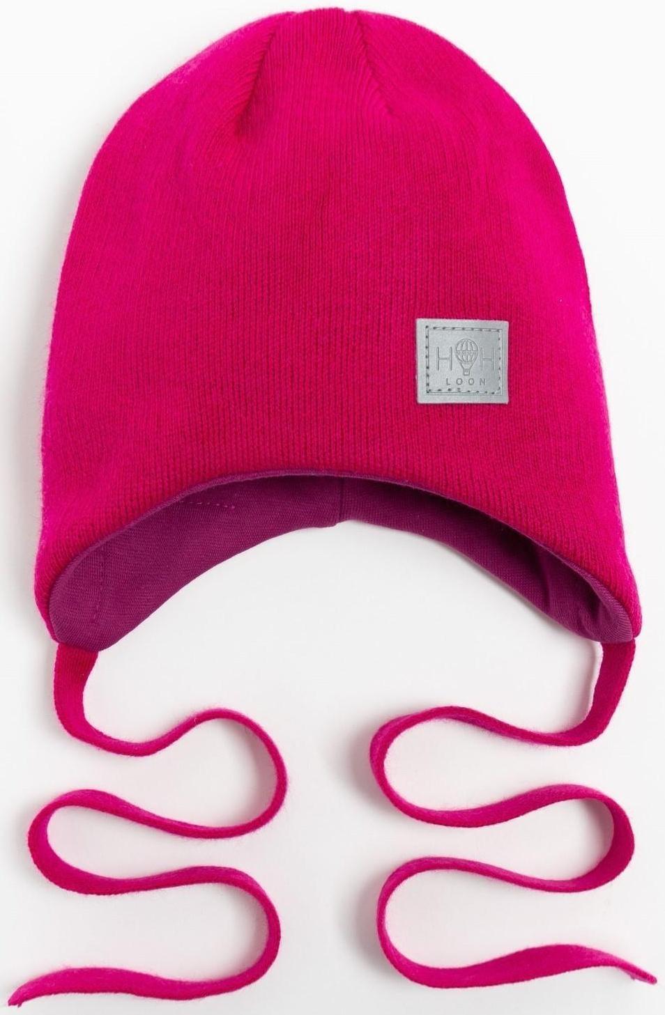 Шапка детская, цвет малиновый, размер 42-46