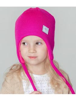 Шапка детская, цвет малиновый, размер 42-46