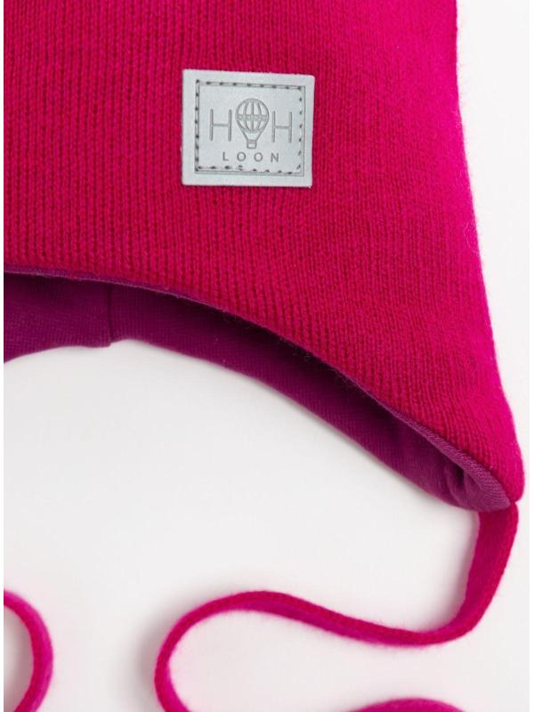 Шапка детская, цвет малиновый, размер 42-46