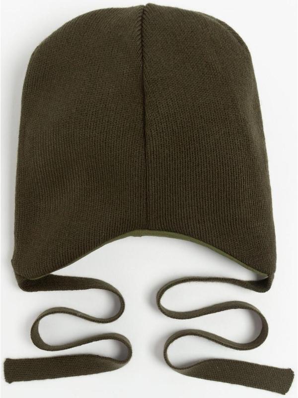Шапка детская, цвет хаки, размер 46-50
