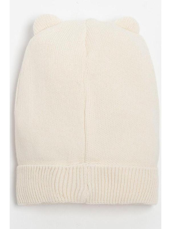 Шапка детская, цвет молочный, размер 46-50