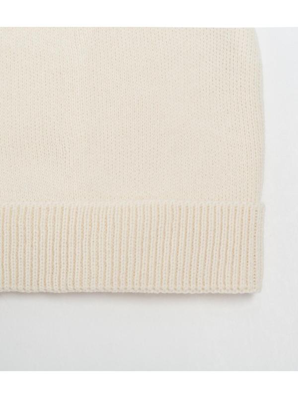 Шапка детская, цвет молочный, размер 46-50