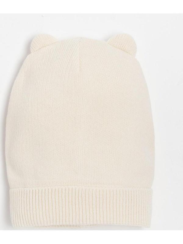 Шапка детская, цвет молочный, размер 46-50