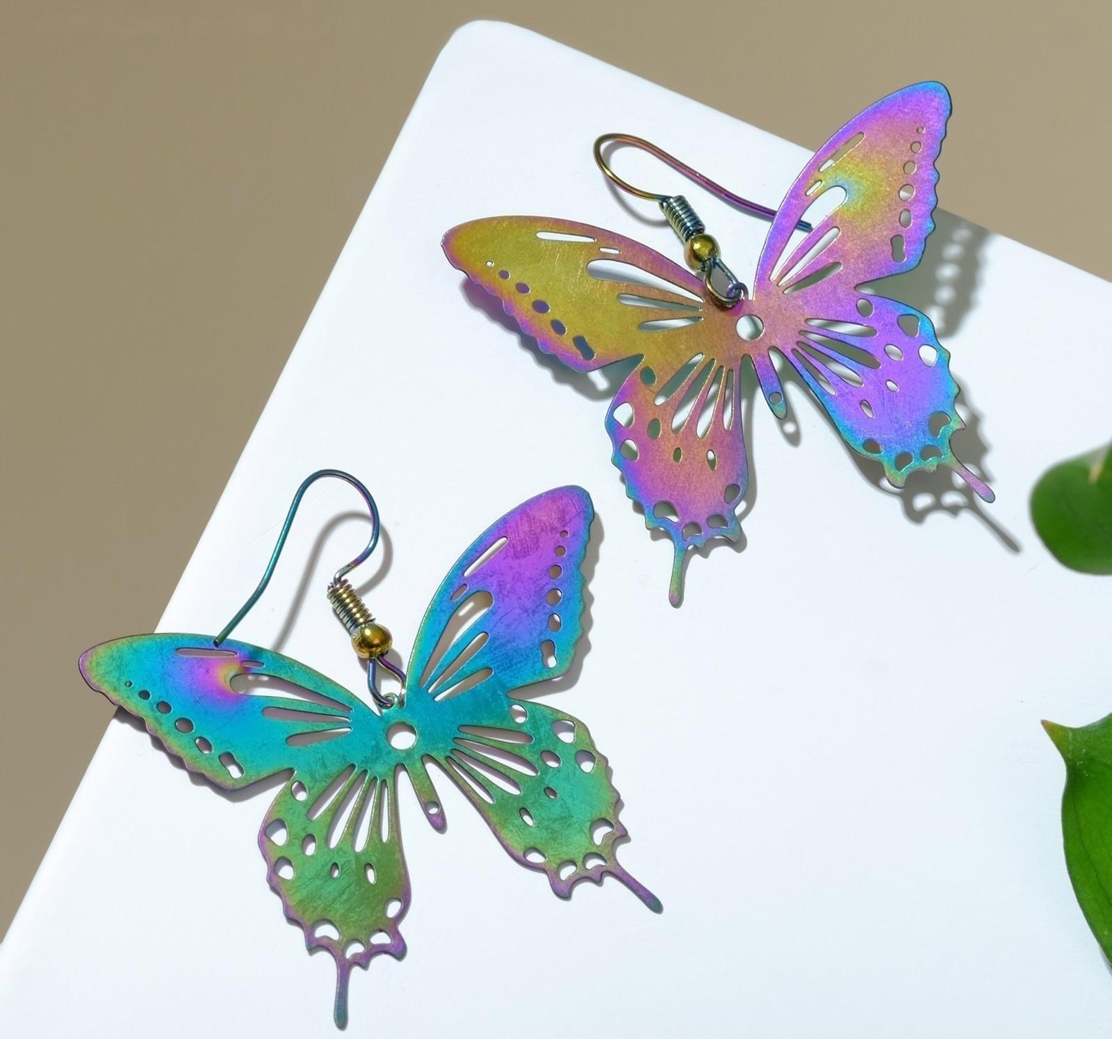 Серьги металл 