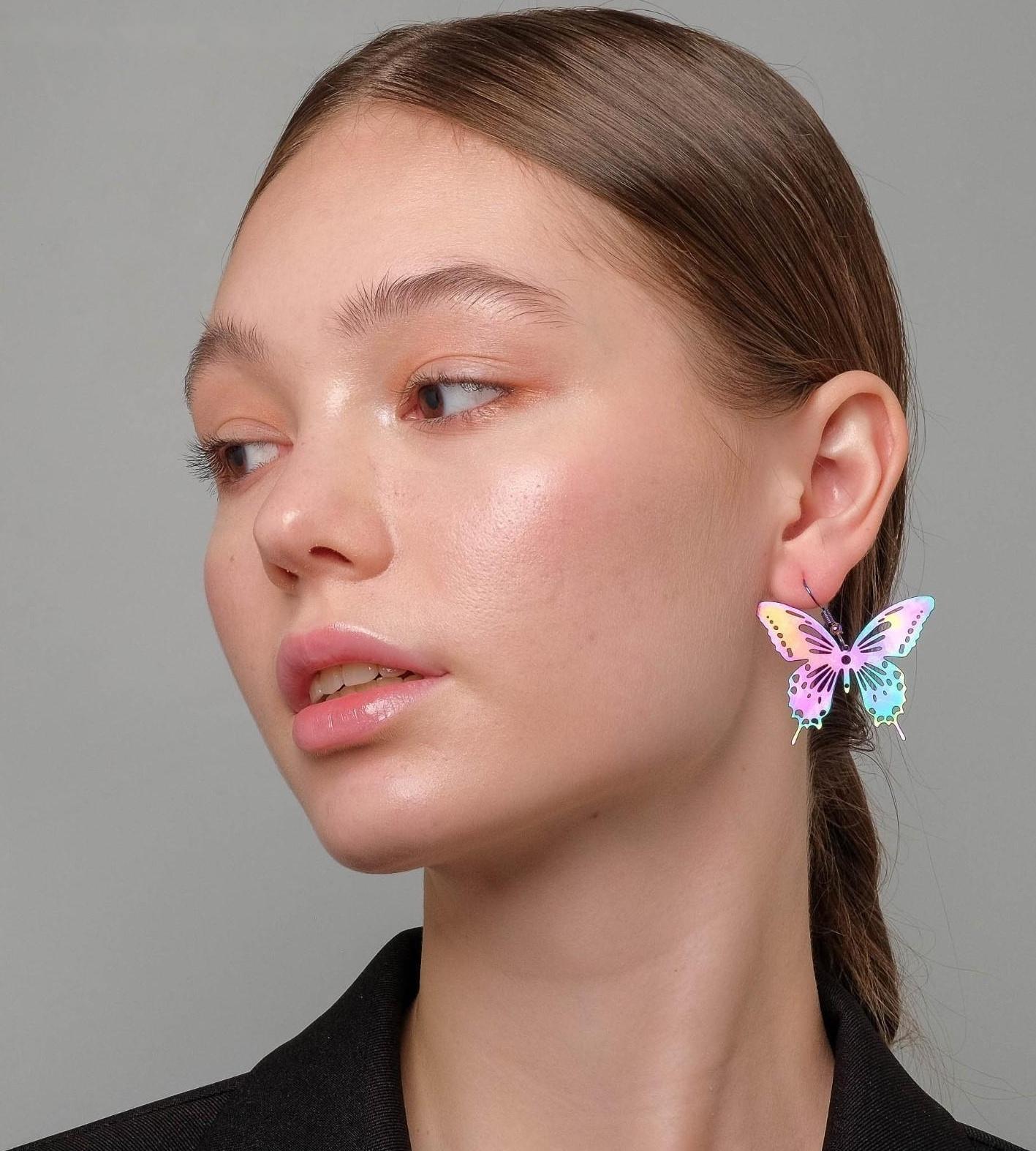 Серьги металл 