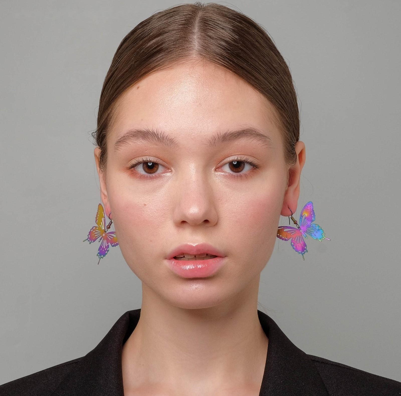 Серьги металл 