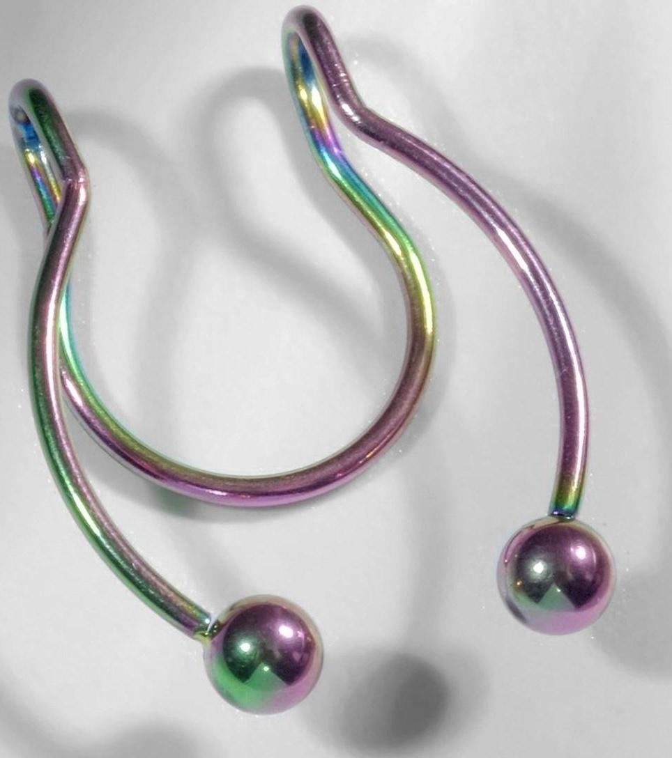 Пирсинг в нос (фейк для септума) 