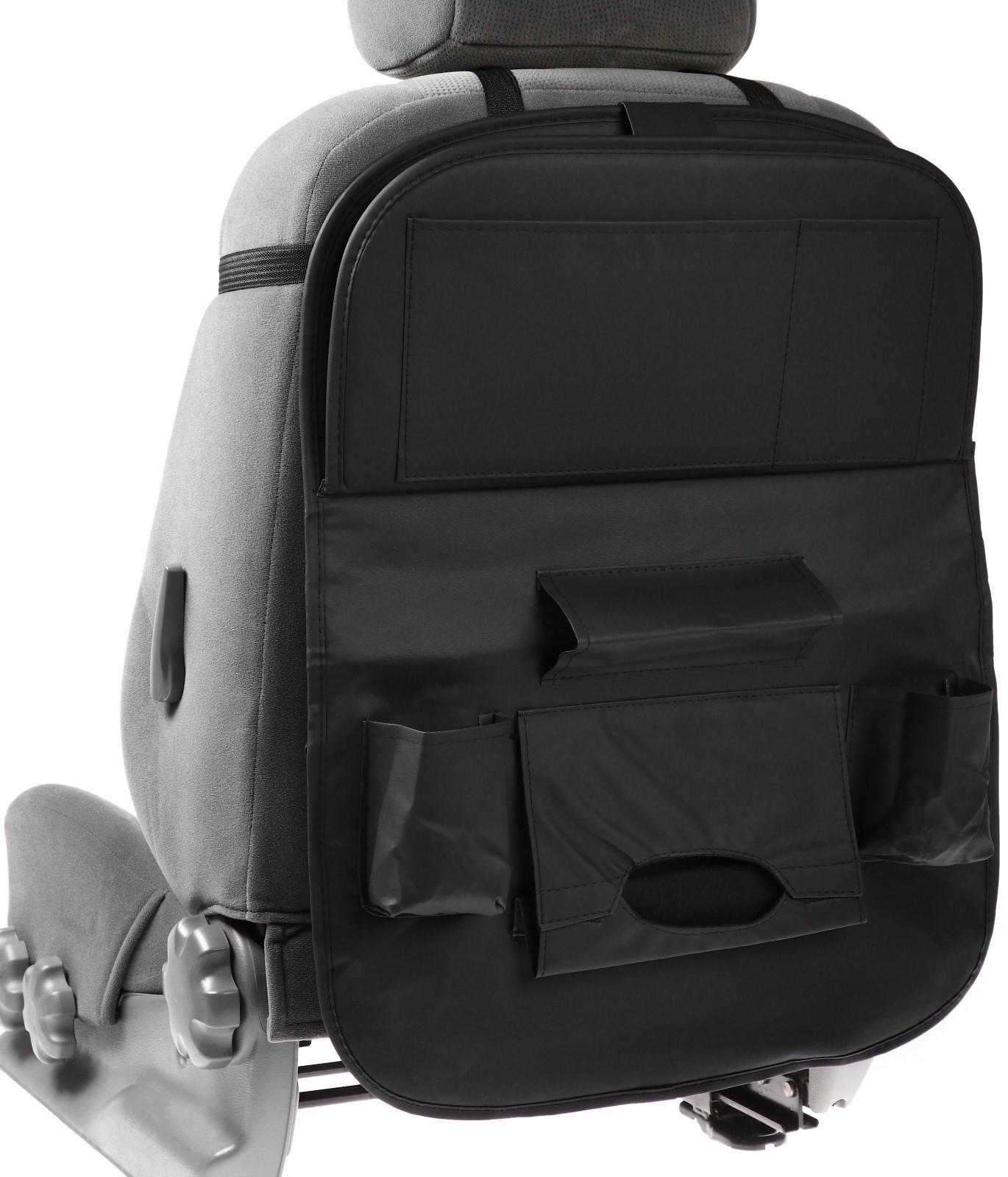 Органайзер на спинку сиденья 62×44 см, кож.зам, черный