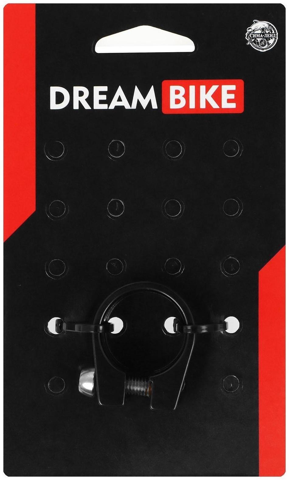 Хомут подседельный Dream Bike 25,4 цвет чёрный