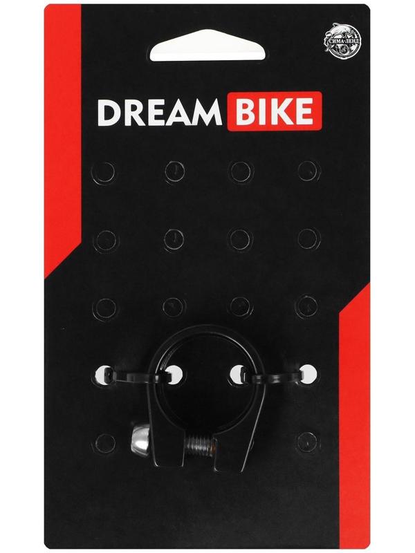 Хомут подседельный Dream Bike 25,4 цвет чёрный