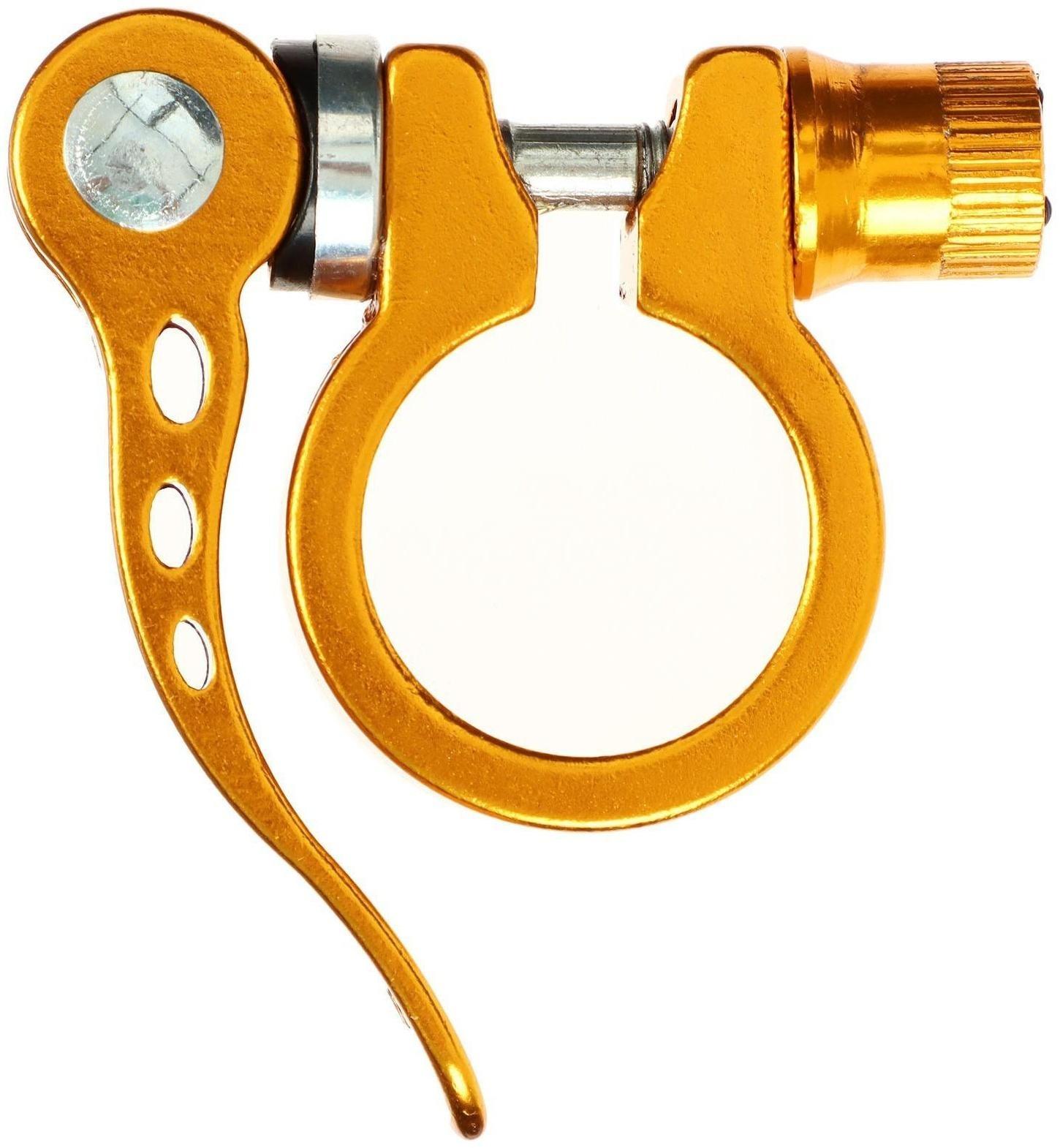 Хомут подседельный Dream Bike 28,6 цвет золотистый