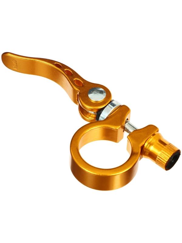 Хомут подседельный Dream Bike 28,6 цвет золотистый