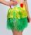 Гавайская юбка, 40 см, двухцветная жёлто-зелёная
