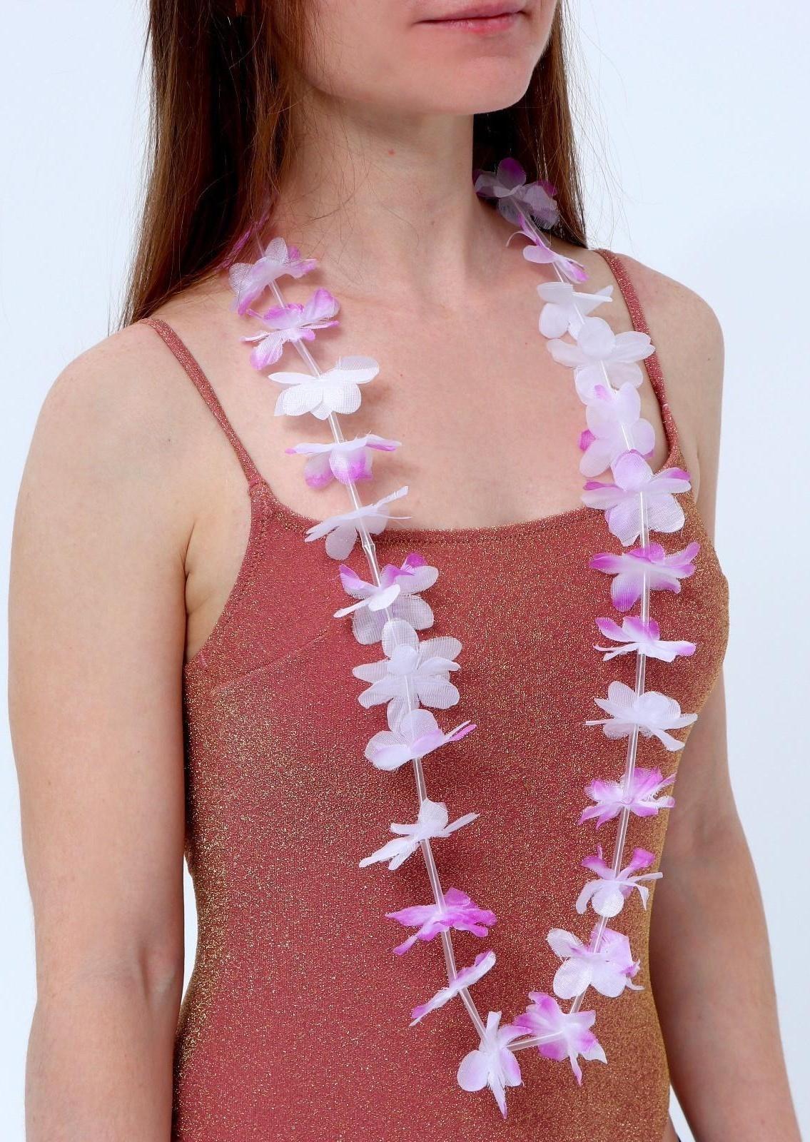 Гавайское ожерелье «Пятилистник», цвета МИКС