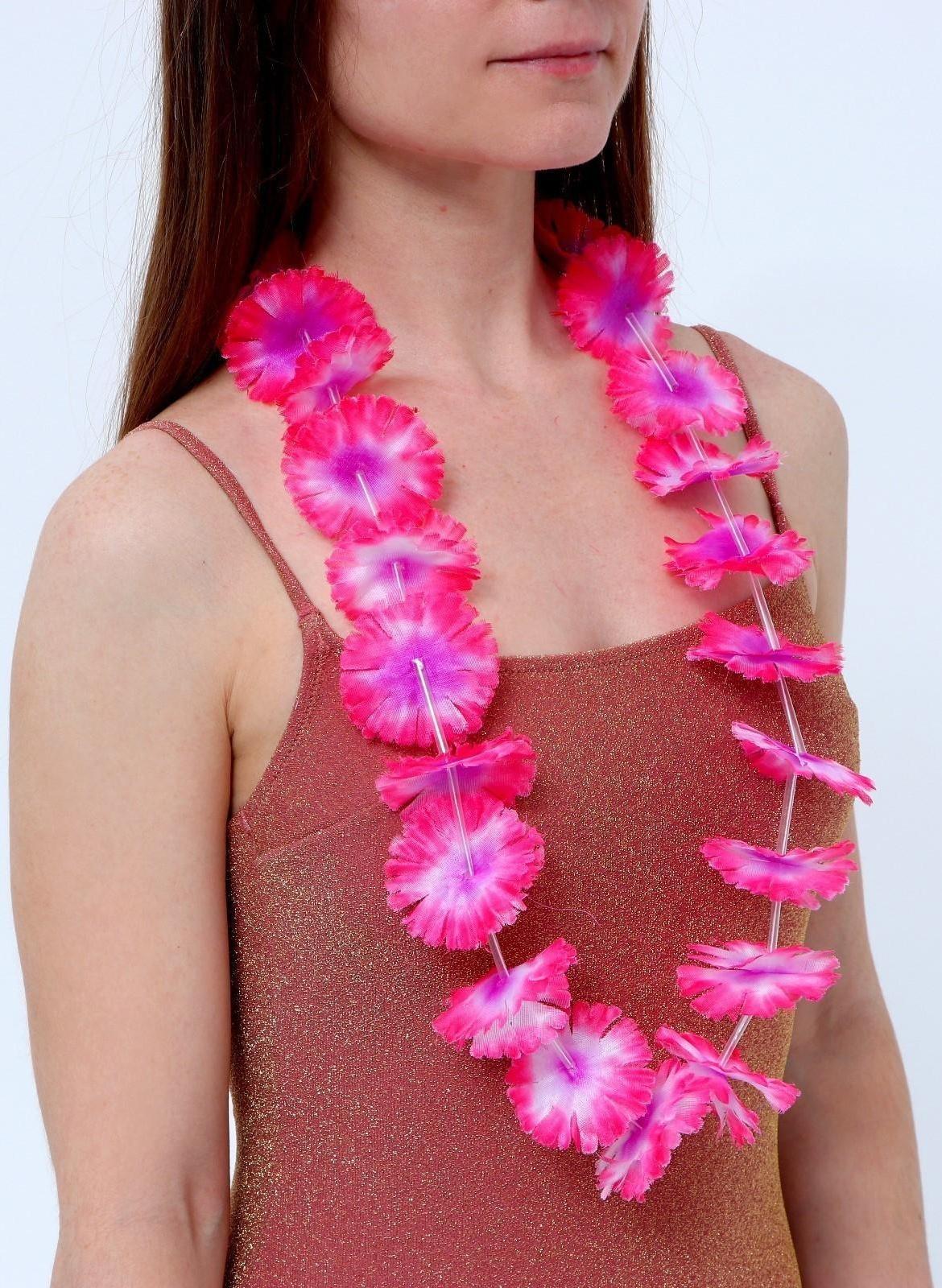 Гавайское ожерелье «Бархатки», цвета МИКС