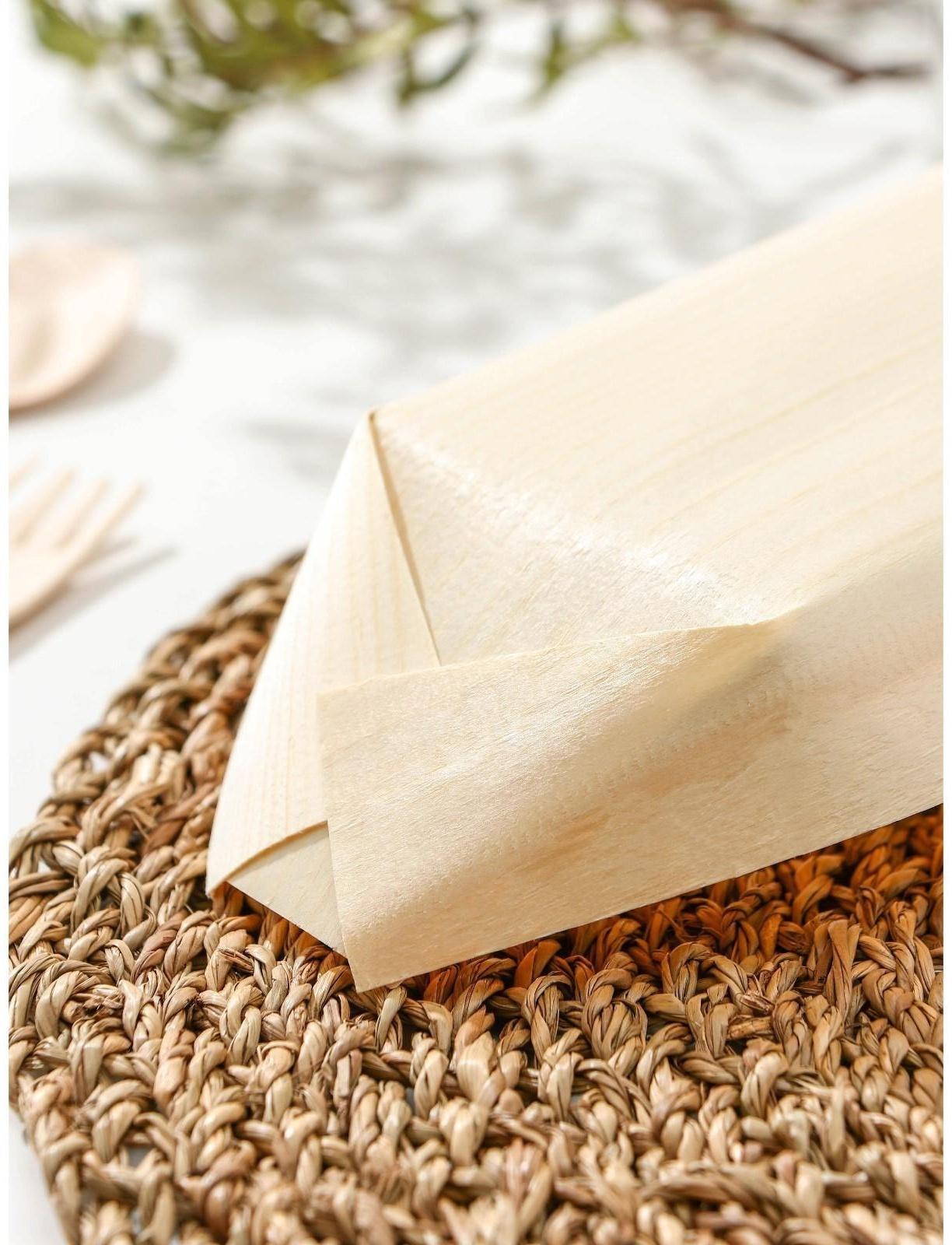 Лоток деревянный, 21×11 см, фасовка 50 шт