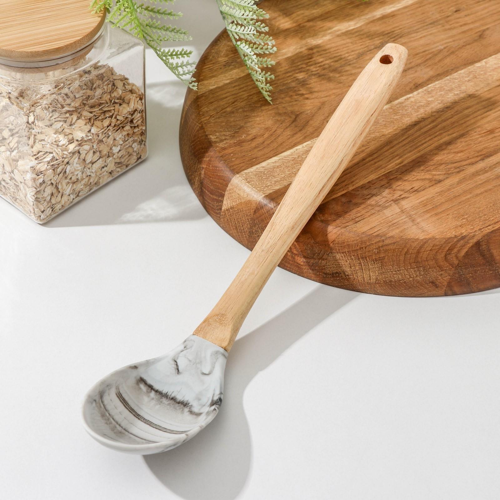 Ложка гарнирная Доляна «Марни», 32,5×6×5,5 см