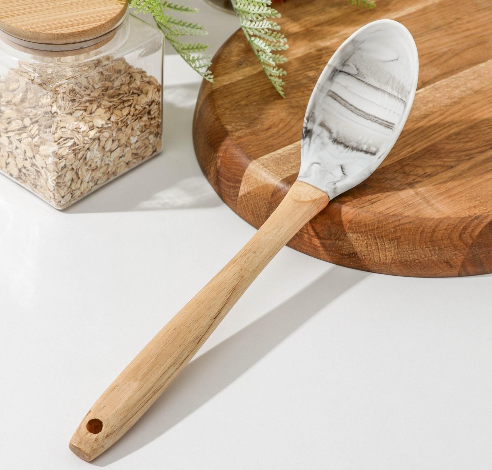 Ложка гарнирная Доляна «Марни», 32,5×6×5,5 см