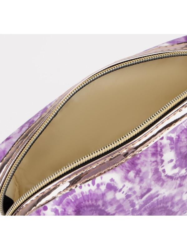 Косметичка на молнии, цвет фиолетовый