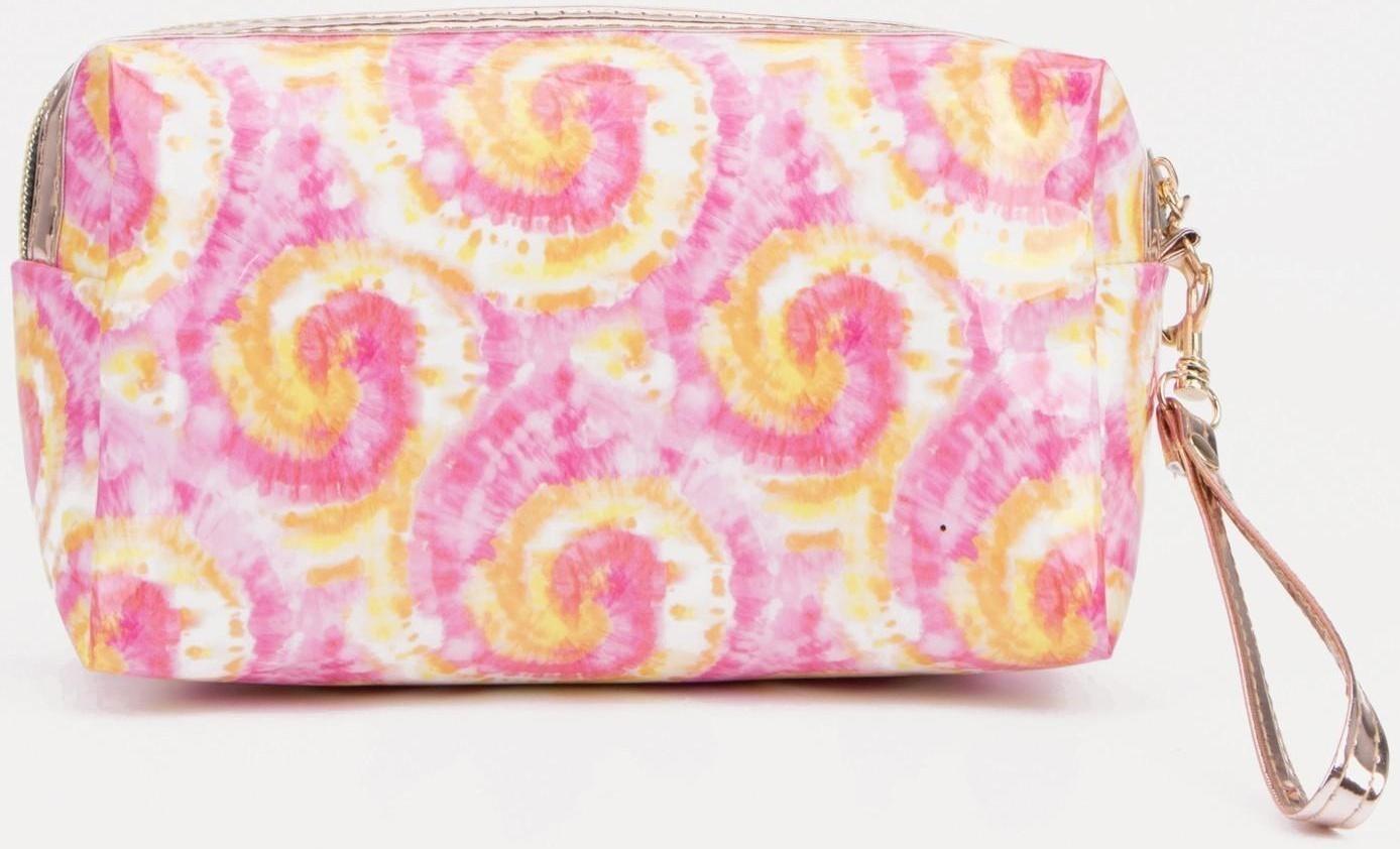 Косметичка на молнии, цвет розовый