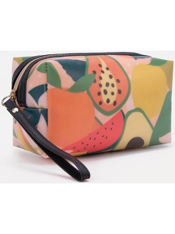 Косметичка на молнии, цвет разноцветный