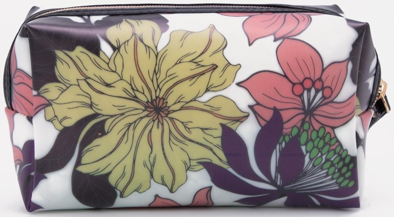 Косметичка на молнии, цвет разноцветный