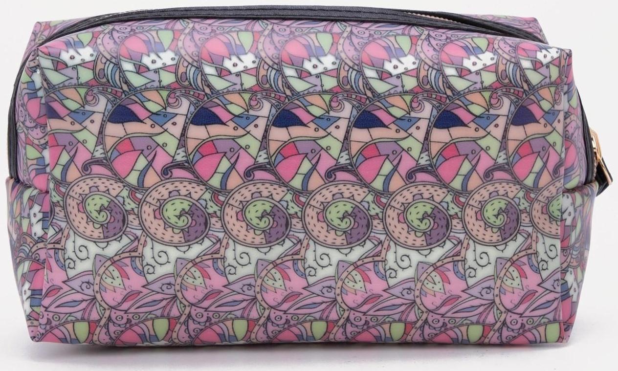 Косметичка на молнии, цвет розовый