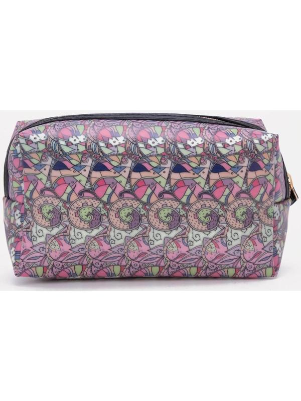 Косметичка на молнии, цвет розовый