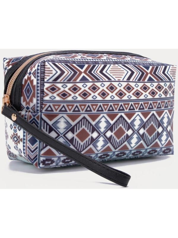 Косметичка на молнии, цвет синий