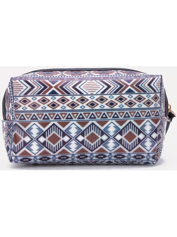 Косметичка на молнии, цвет синий