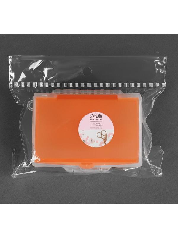 Органайзер для рукоделия, двусторонний, 7 отделений, 9,2 × 7 × 3 см, цвет МИКС